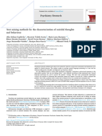 Text Mining Methods For The Characterisation of Suicidal Thoughts and Behaviour