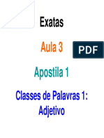 Adjetivos Aula 3