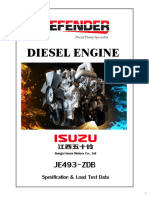 SPECIFICATION ISUZU JE493DB-05 - Unlocked