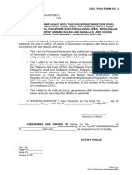 1.COC Form No. 3 Consolidated Affidavit - Vernov2023