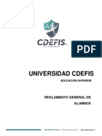 Cdefis Reglamento General