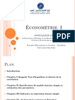 Économétrie Introduction