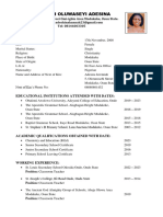 Hannah Oluwaseyi Adesina CV