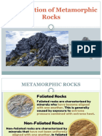 Classification of Metamorphic Rocks