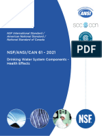 NSF Ansi Can 61-2021 + NSF Ansi Can 600-2021