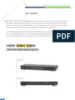 Vm0404ha Video Matrix Switch Ds en