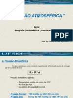 AULA 06 - Pressão Atmosférica