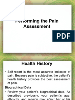 Performing Pain Assessment