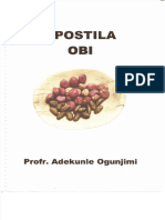 Adekunle Ogunjimi. Apostila Obi