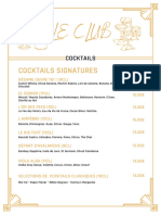 Carte Du Club HIVER 24