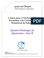 Caderno - 4° Domingo Quaresma - Ano B - 2024