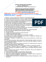 CUESTIONARIO DE EVALUACIÓN FINAL INDIVIDUAL (Nutrición y Metabolismo-II) 1