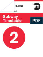 2 Train Timetable