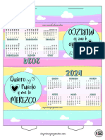 Calendario Quiero y Puedo