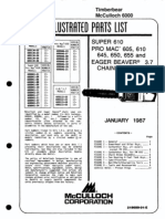 McCulloch 6000 Parts List