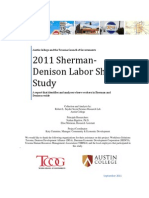 2011 Sherman-Denison Labor Shed Study