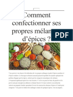 Comment Confectionner Ses Propres Mélanges D'épices