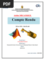 Compte Rendu TP MATLAB M1MT GM Jawaher Moones Ahmed Et Youssef