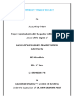 A Sip Report (Md. Dilshad Rain)