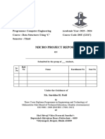 DSU Microproject Report