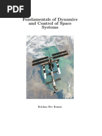 Fundamentals of Dynamics and Control of Space Systems