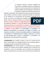 Declaración Universal de Derechos Humanos Resumen