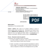 Sentencia de Vista y Medidas de Protección Recaidas en Contra de La Sra. Stephany Yosselin Castro Fernández