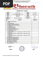 U18PCAU303 TTE Course File Manavalan