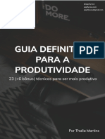 Guia Definitivo para A Produtividade