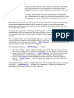 Example of Dependent and Independent Variables in Thesis