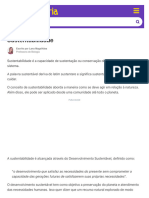 Sustentabilidade: o Que É, Tipos e Exemplos - Toda Matéria