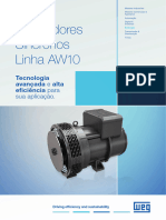 WEG Alternadores Sincronos Linha Aw10 50137503 Catalogo Portugues