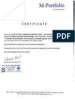 A Study On Perception of Investors Towards Equity Mutual Fund of M-Portfolio Customers in Bangalore