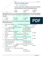 Tieng Anh 10 Friends Global - Unit 7 - Test 2