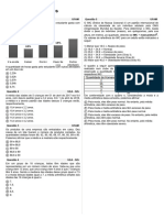 Questões UEA UFAM - Estatística