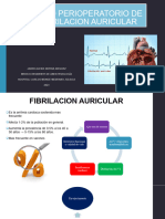 Manejo Perioperatorio de La Fibrilacion Auricular