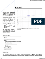 Le Logarithme Décimal Au Collège