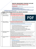 Cell Ministry Strategic Service Outline July 12