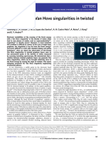 Observation of Van Hove Singularities in Twisted Graphene Layers