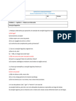 Ef19 7 Lingua Portuguesa l1 Exercicios Complementares Professor