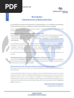 Circular 273-2024 Area Comercial. Actualizacion Automotores y Motovehiculos