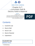 Chapter 6+7 - Electric Field (With Answers)