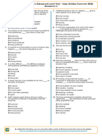 Gerunds and Infinitives Advanced Level 3