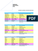 ACADEMIC CALENDAR Sept 2023-July 2024