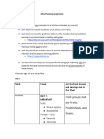 Meal Planning Assignment-1