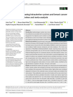 Acta Obstet Gynecol Scand - 2020 - Conz - Levonorgestrel Releasing Intrauterine System and Breast Cancer Risk A Systematic