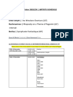 LSSO - Schedule - Course 1