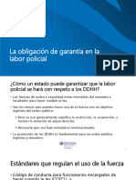 PPT. Sesión 2 La Obligación de Garantía en La Labor Policial