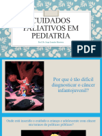 Aula de Cuidados Paliativos em Pediatria Oncológica