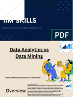 Data Analytics Vs Data Mining